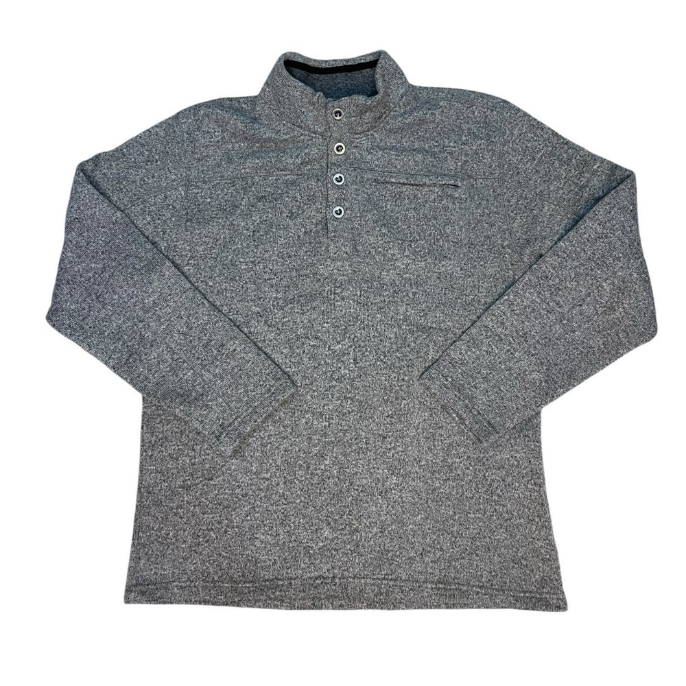 Men’s Scandia Woods Gray Pullover Sweater Size Large